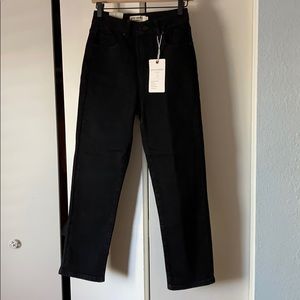 great smoky straight leg black jeans